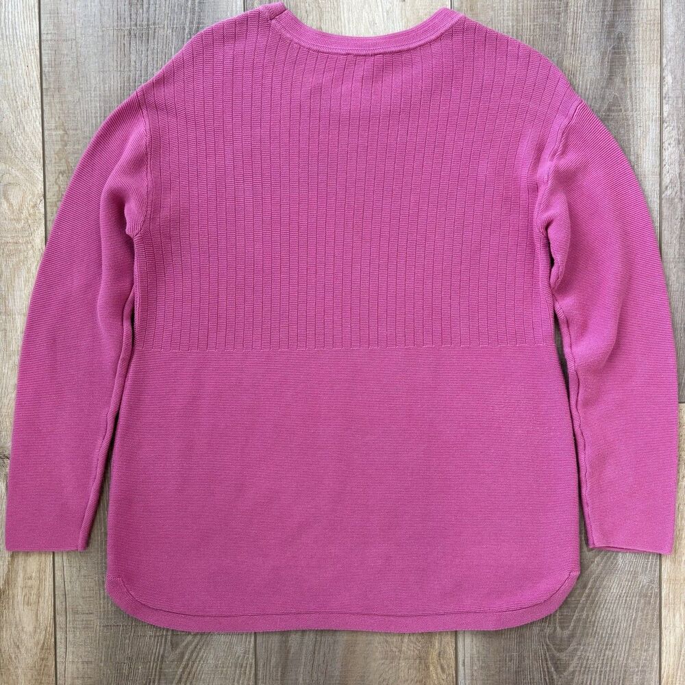 Talbots Womens Rose Pink Sweater Size M Office Classic Preppy Feminine Soft Cozy - Picture 6 of 12
